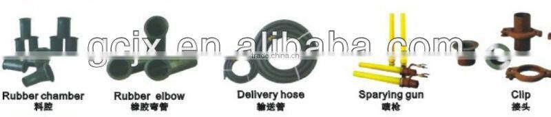 ISO9001:2008 Aliva 6m3/h small gunite machine