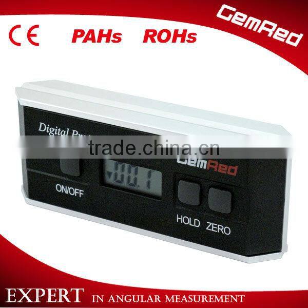 aluminium housing magnetic goniometer digital protractor