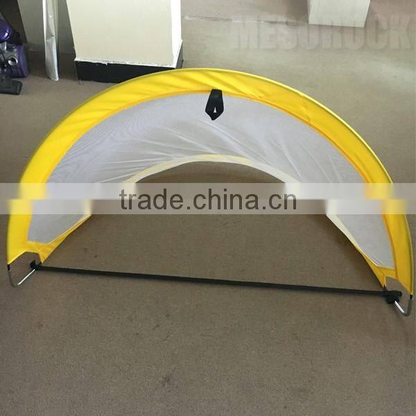 Two Portable Foldable 4ft Soccer Goal Pair Pop Up Goal Net