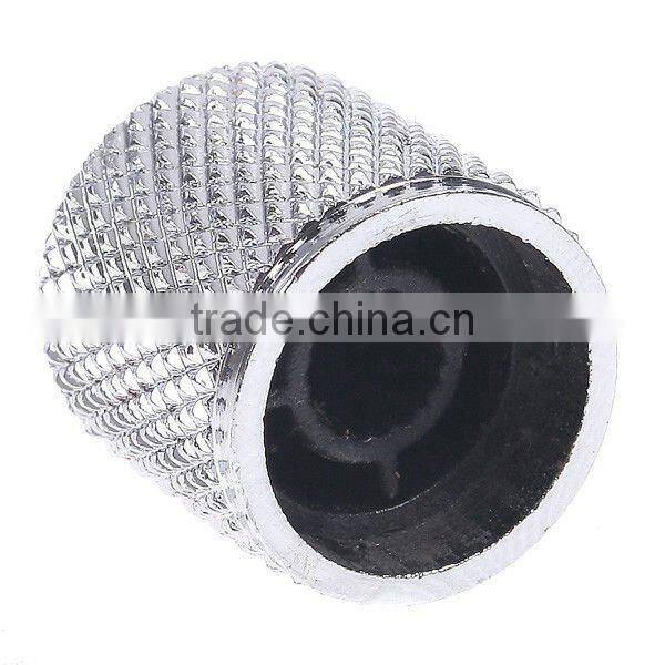 Silver Metal Dome Knob for Electric Guitar Bass Parts