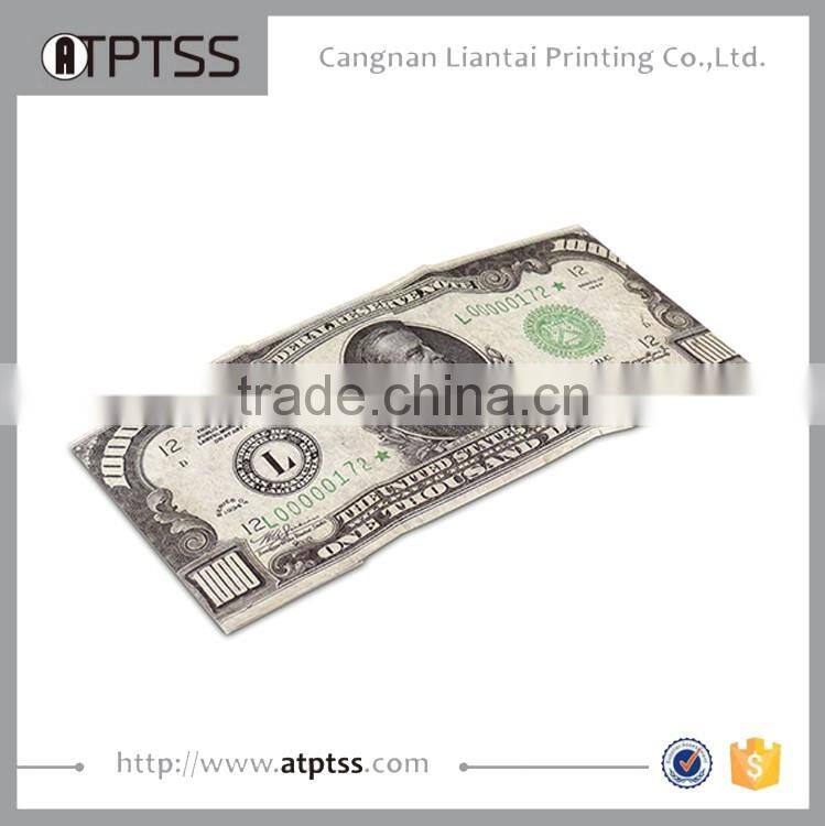 Cheap custom printing 1070d slimfold paper wallet,tyvek paper wallet, mighty wallet