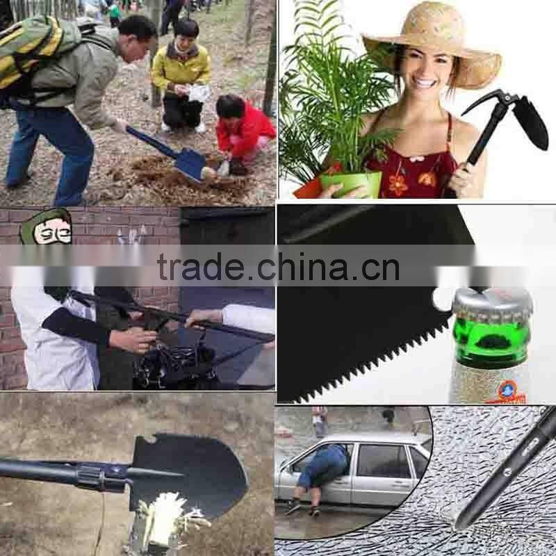Multi-purpose emergency outdoor gorge folding shovels as hand tools