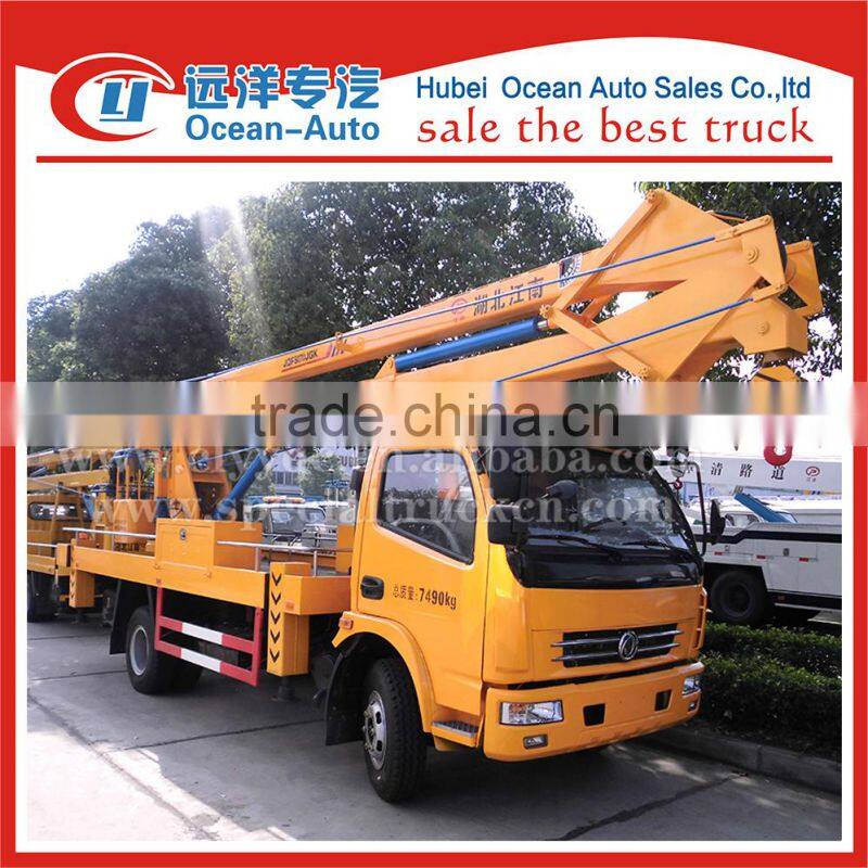 4x2 Left hand drive 18 m hydraulic aerial platform truck