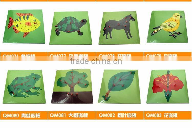 Kid Wooden toy montessori material from China factory