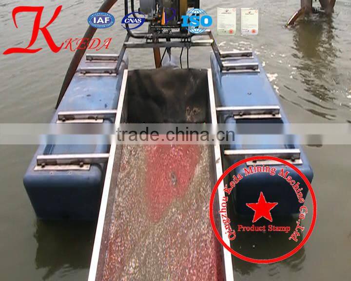 Chinese Gold Suction Dredge Boat for Sale