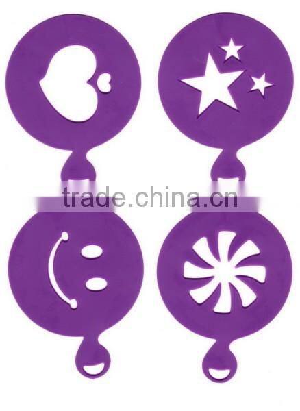 Plastic Cappuccino Coffee Stencil