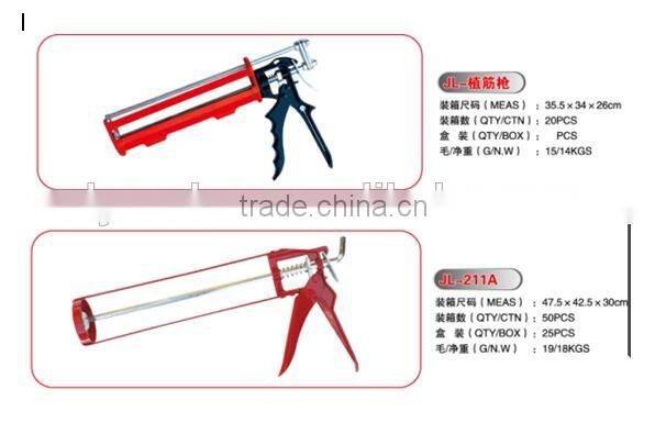 Steel frame aluminium handle caulking gun silicone gun