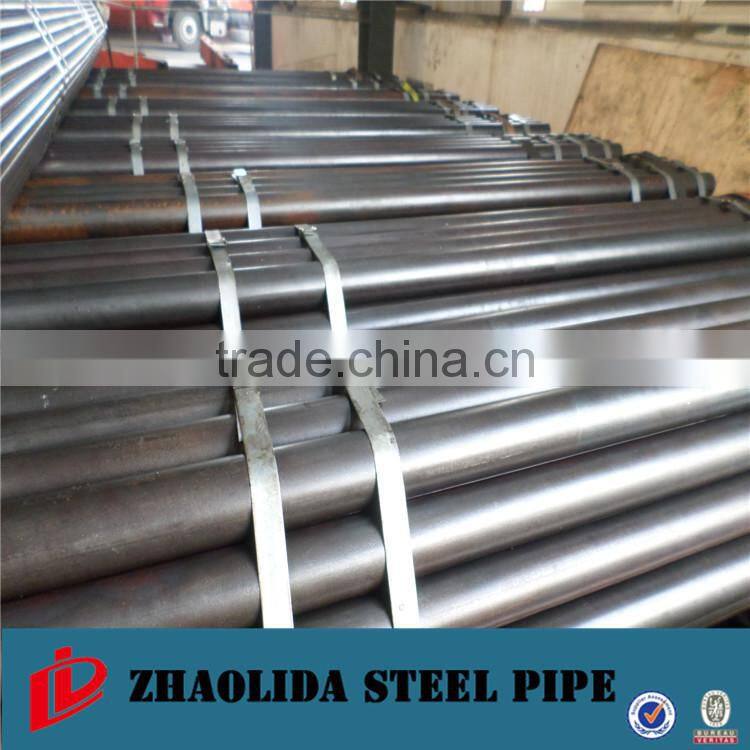 ERW welded carbon steel round pipe/tubes with Oil surface