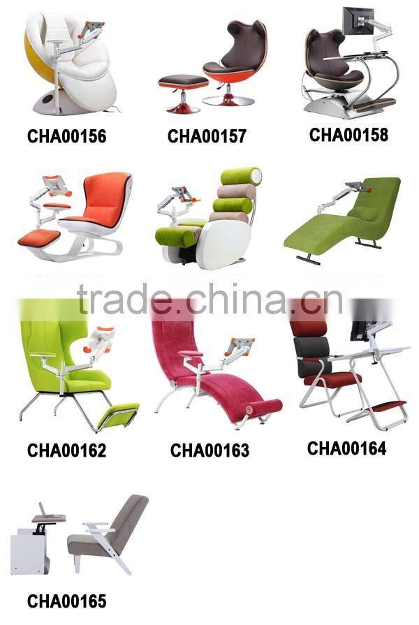 Leisure Relax Chair with Computer Desk, Living Room Furniture