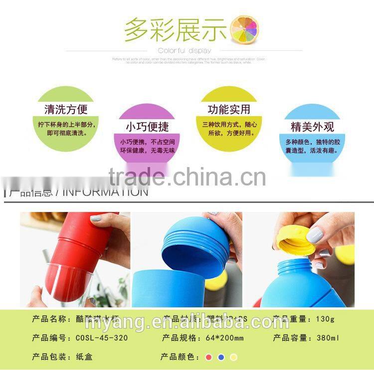 USA design Water Bottle With Filter Sport Water Plastic Bottle Active Carbon Filter Bottle/ Recycle carbon water filter bottle