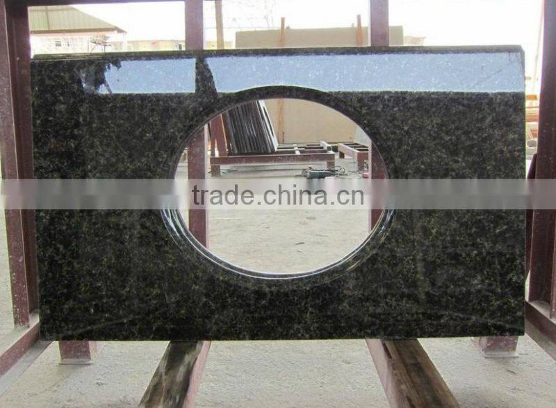 Man made solid black granite countertop,kitchen countertop