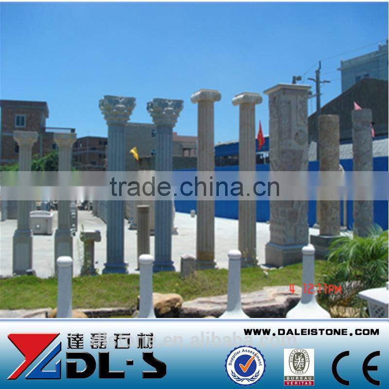 Red Granite Natural Stone Column