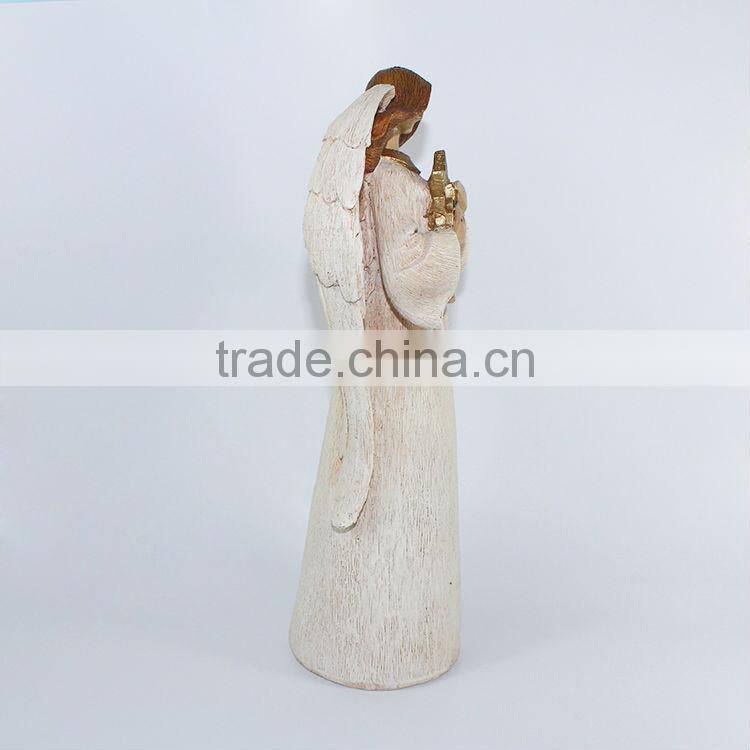 Home large decorative angel figurine