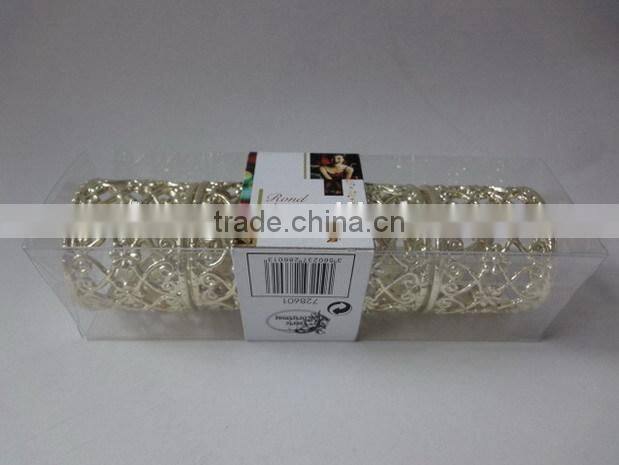 silver plated monogrammed napkin ring