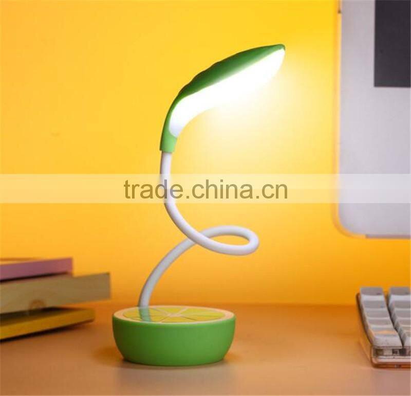 CT-746 New Lemon Lamp LED eye protection desk lamp Foldable study lamp USB Rechargeable Lamps