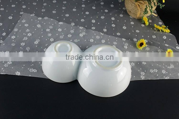 Eco ware factory suppliers dual shape ceramic dipping oil bowls