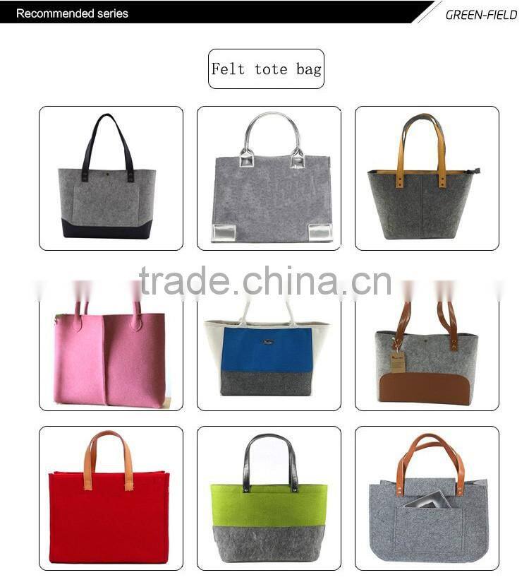 Custom handmade felt storage bag Felt Storage shopping Bag