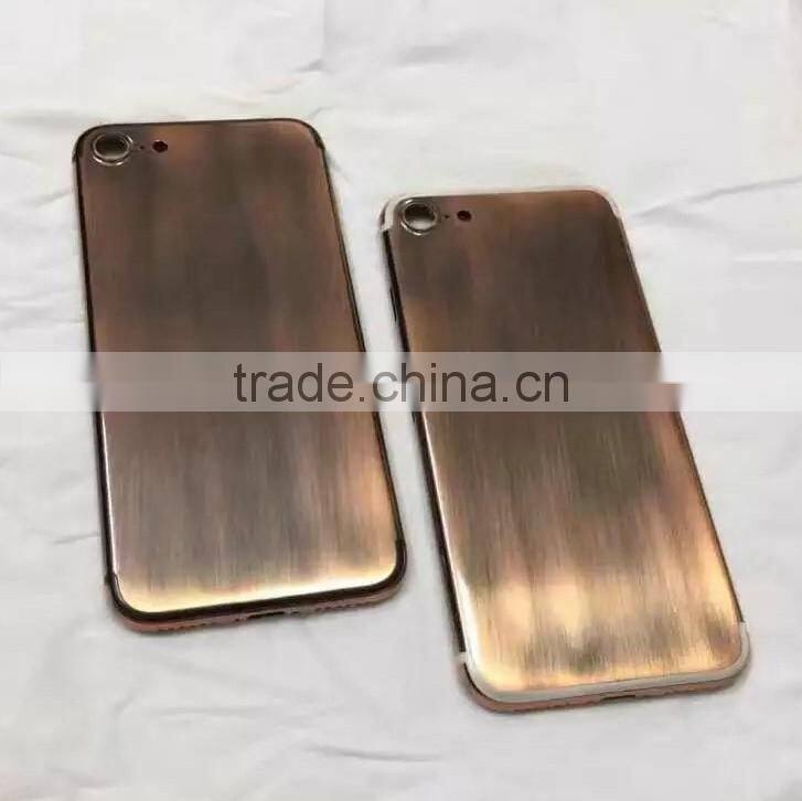 Custom housing Bronzed Metal Back Cover For iPhone7 7plus