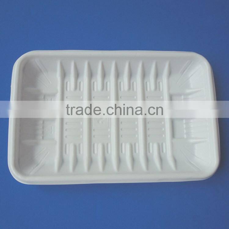 Selling food grade PS disposable plastic take away lunch box with compartment