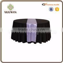 popular soft quilt Satin Table Runner for wedding decoration