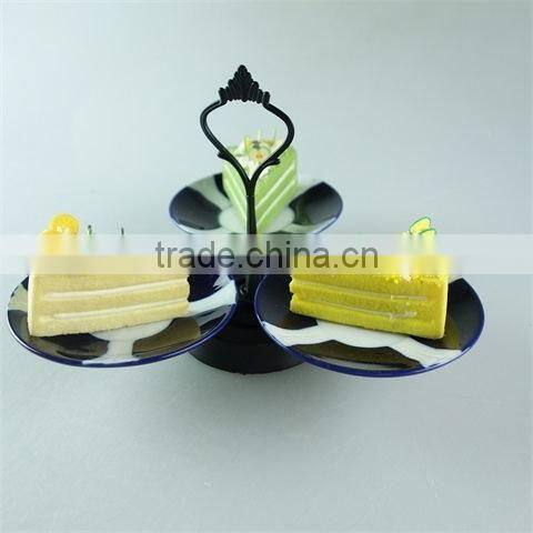 Wholesale ceramic cake/candy stand with cheap price in stock