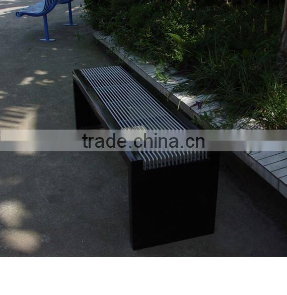 Arlau metal steel commercial outdoor benches