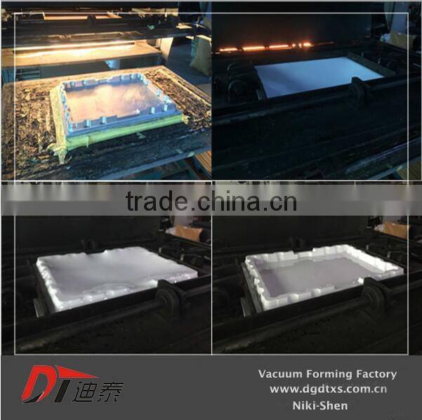 HIPS material of perforating plastic tray by vacuum forming