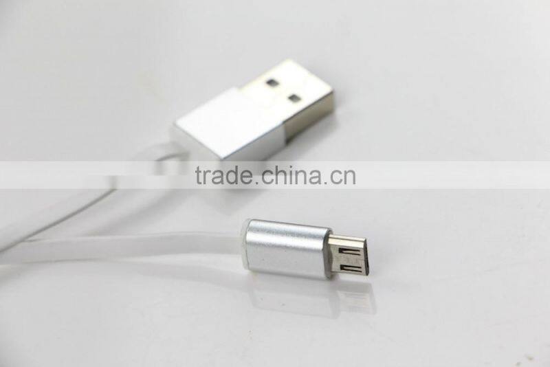 Custom Lighter Retractable USB Charger Cable,Micro USB Data/Sync Cable for Samsung,Huawei,HTC etc