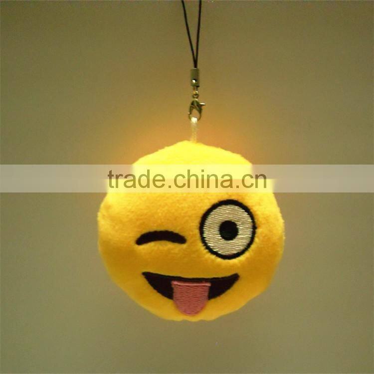 Emoji Small Pendant Smiley Plush Keychain Toy