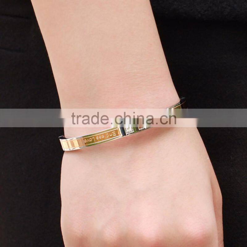 Classical Cool Man Fashion Simple Design 316L Stainless Steel Men Bracelets Jewelry