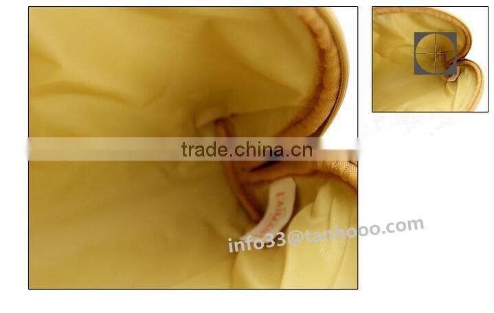 promotion fashional travel leather cosmetic bag