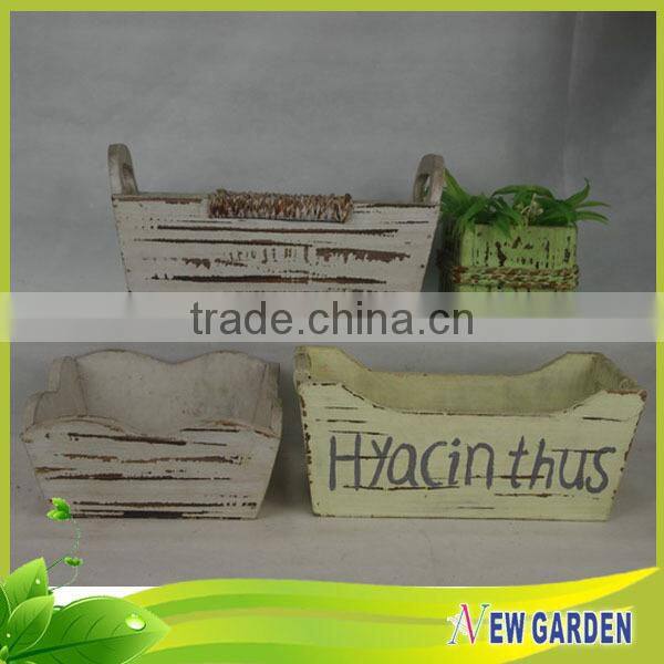 Newgarden High Grade Rectangular Cheap Wooden Flower Pot Stands