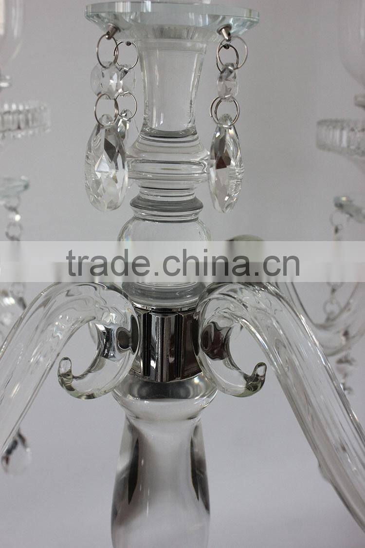 Jingyage candelabra with hanging candelabra centerpieces wedding