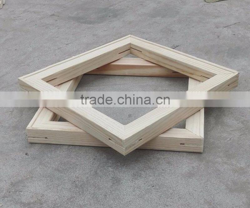 factory hot sale wooden gallery stretcher bars