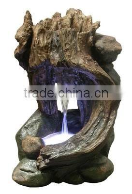 Rainforest Waterfall Tabletop Fountain with LED Lights