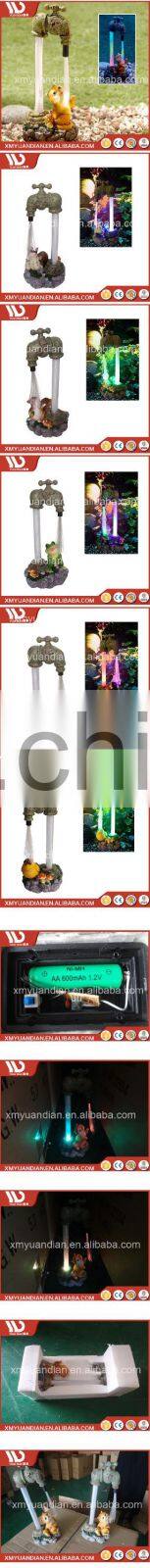 China Product Art Work Animal Resin Craft Solar Light Garden