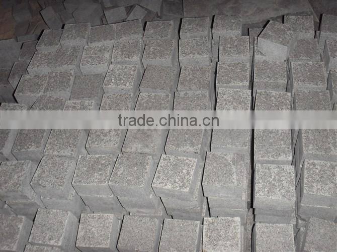 G684 black basalt granite stone paver