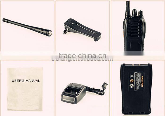 400-470mhz uhf energy saving black interphone with Charger