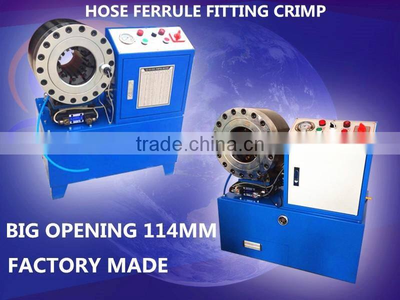 2inch 1inch 1-1/4" 1-1/2" Small China supplier portable hydraulic hose crimping machine/hydraulic hose crimper