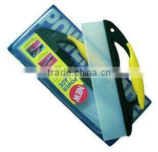 car silicone water blade , plastic handle silicone scraper,