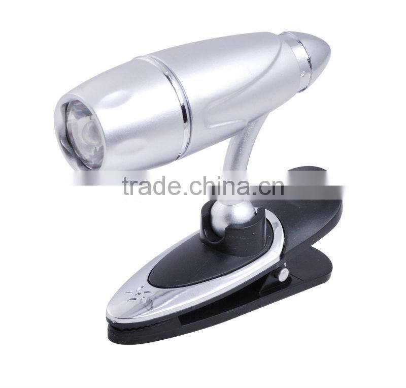 Led clip light/clip book light