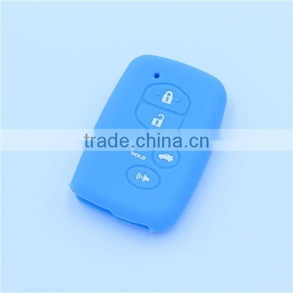 Silicone rubber key shell, key bag for toyota 5 buttons with hold buttons key bags