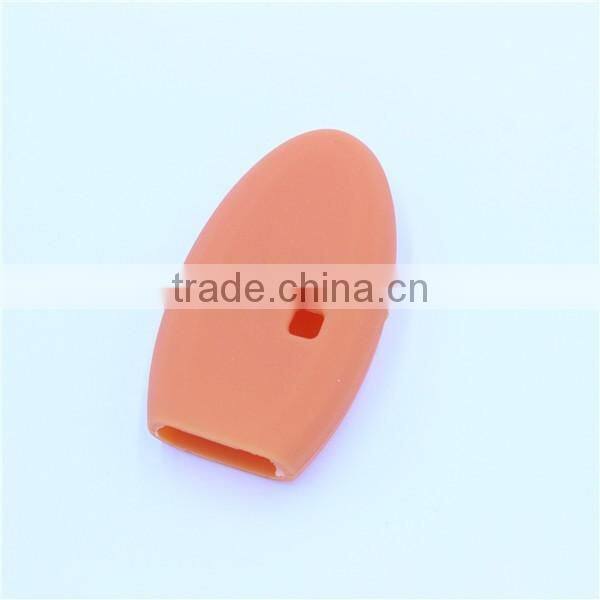 Nice 4 buttons silicone car key cover , remote key jackets for infiniti