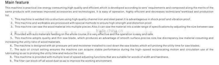 European Quality CE Frame Saw MJ2020FT