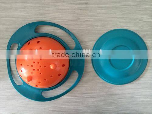 Gyro Bowl Universal Baby Bowl Rotating Flying Saucer Toys UFO Training Bowl