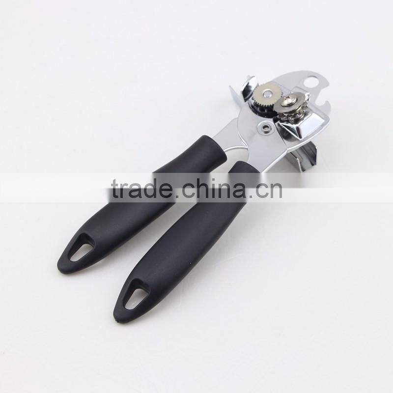 Black Handle Multi Can Opener for Kitchen Use