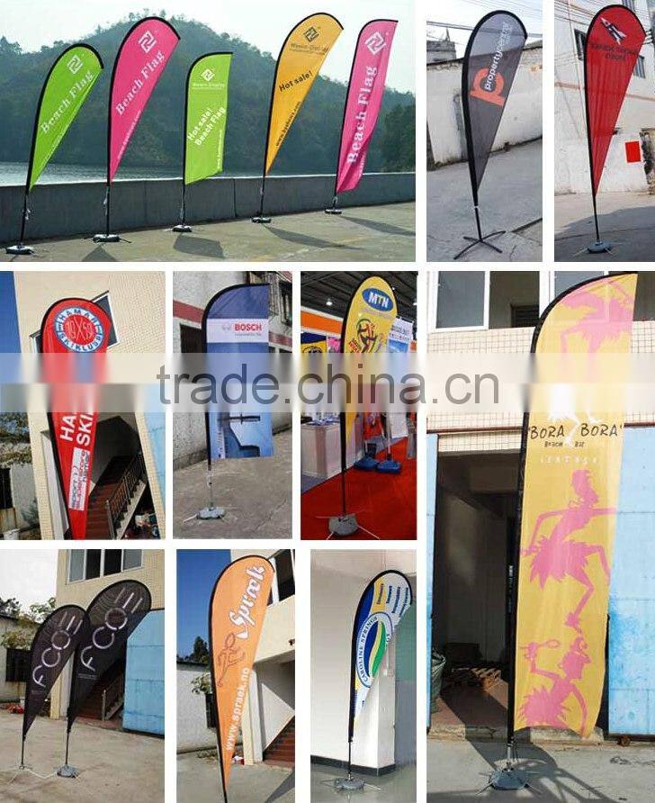 Factory price Advertising Beach Flag cheap on sales
