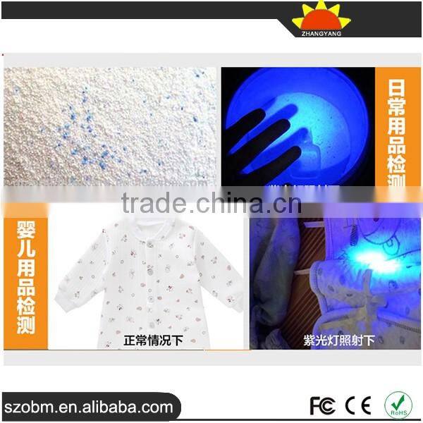 Custom Logo 395nm UV led flashlight kit Mini Aluminum Alloy UV LED Flashlight Torch Set