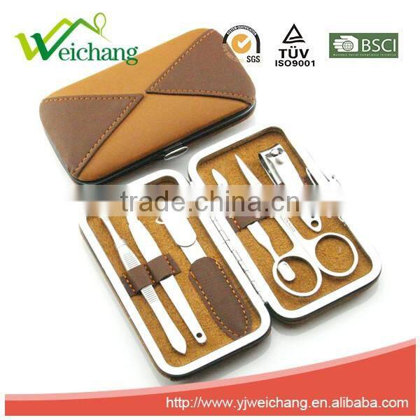 WCJ960 Stainless Steel Manicure Set High Quality Grooming Kit for Man