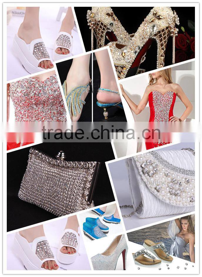 24*40cm Hot Fix Square Crystal Rhinestone Mesh Bling 10*10cm